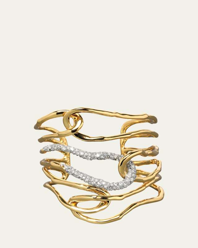 Solanales Large Twisted Cuff